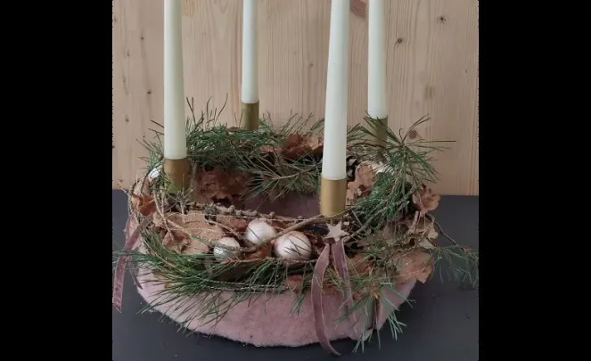 Adventskranz modern