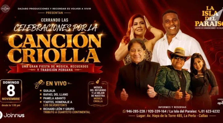 Cerrando las Celebraciones por la Canción Criolla