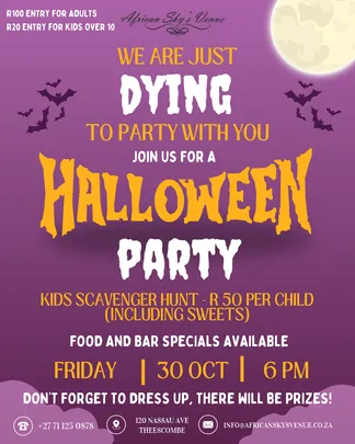 African Sky's Halloween Party