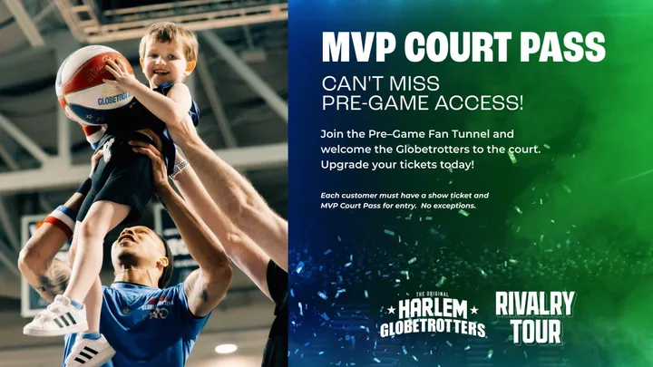Harlem Globetrotters MVP Court Pass