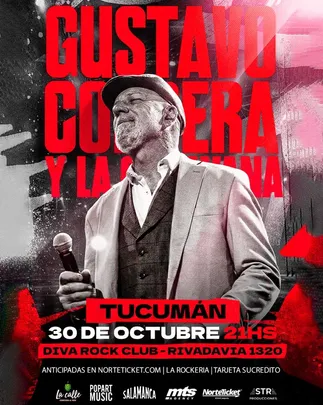 GUSTAVO CORDERA EN TUCUMAN 2026