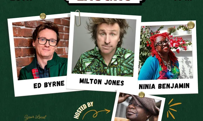 Brick Lane Laughs: Ed Byrne, Milton Jones and Ninia Benjamin hosted by Stephen K Amos