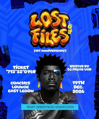 LOST FILES 4.0 1ST ANNIVERSARY