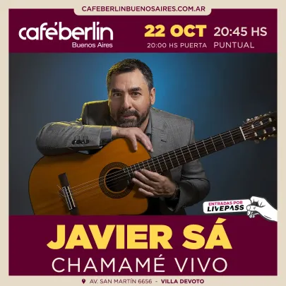 Javier Sá en Café Berlín