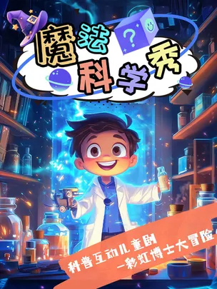 《魔法科学秀》科普互动儿童剧-“魔法学院系列-彩虹博士大冒险”