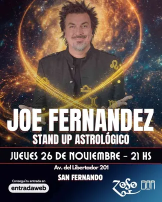Joe Fernandez en San Fernando - Zoso Bar - Stand Up Astrológico