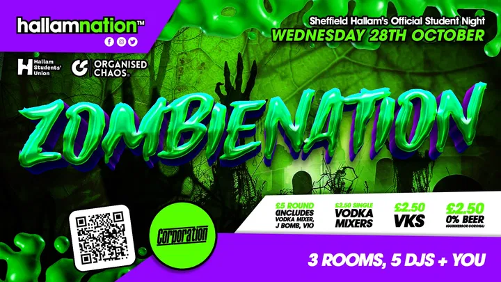 Hallamnation: ZombieNation Official Hallam Wednesday