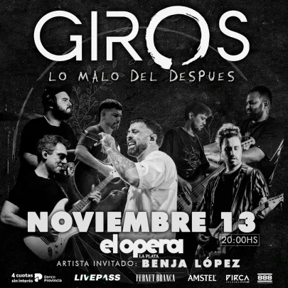 GIROS en el Teatro Ópera LP