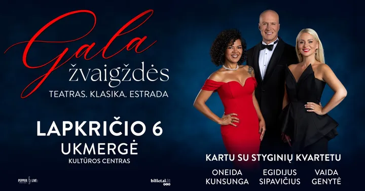 Koncertas ''GALA ŽVAIGŽDĖS'' | Ukmergė