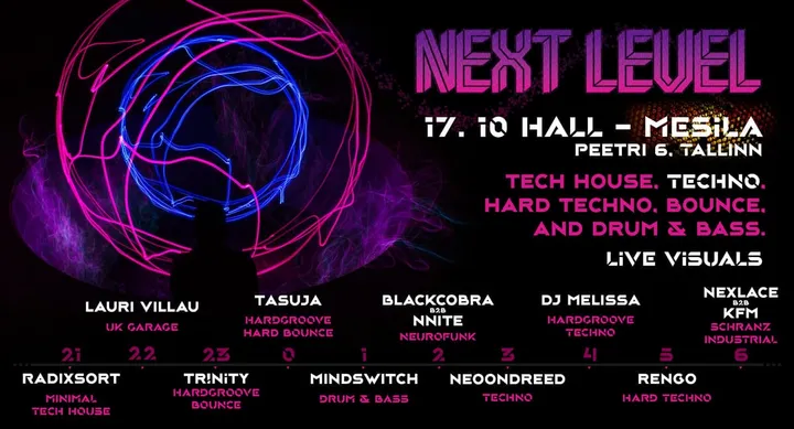 NEXT LEVEL 17. OKTOOBER // HALL - MESILA