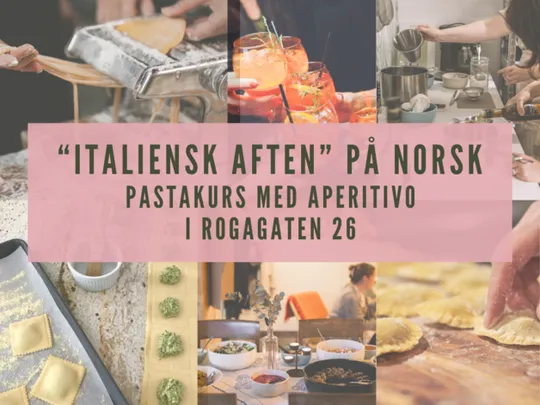 Matkurs "Italiensk aften" på norsk - Desember 26