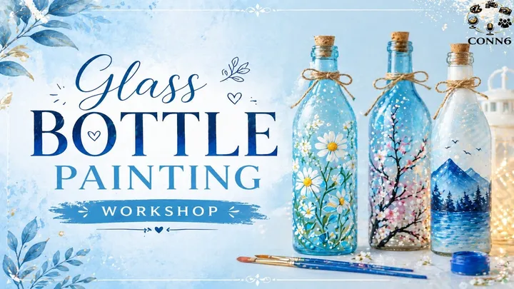 Glass Bottle Painting Workshop
