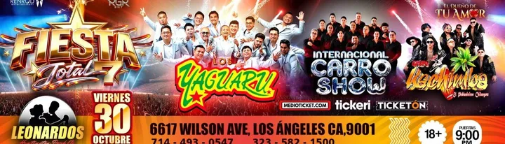 LOS YAGUARU, INTERNACIONAL CARRO SHOW & MAS EN LEONARDOS