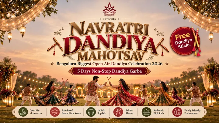Biggest Open Air Dandiya Mahotsav 2026 at Nirantara