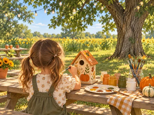 Little Artists: Painted Birdhouses