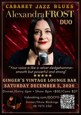 A Festive Cabaret/Jazz Evening with the Alexandra Frost Duo