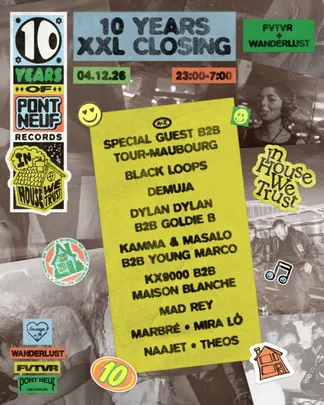 PONT NEUF 10 YEARS XXL CLOSING