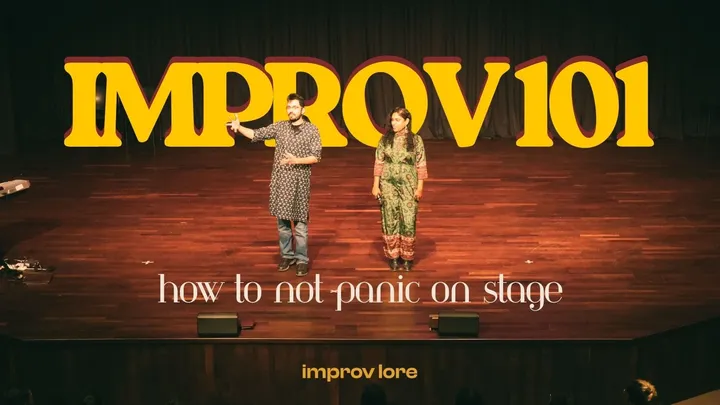 Improv 101: How Not to Panic on Stage | Workshop by Improv Lore