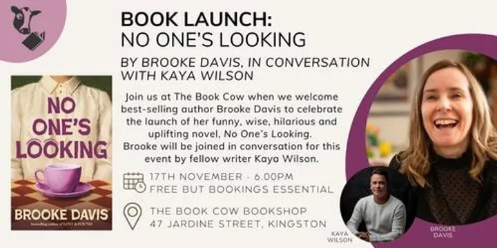 Book Launch: No One's Looking by Brooke Davis in conversation with Kaya Wilson