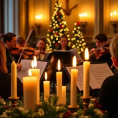 Christmas by candlelight at 235 Shaftesbury Avenue