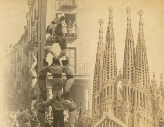 Els Xiquets de Valls i el temple de la Sagrada Família de Gaudí