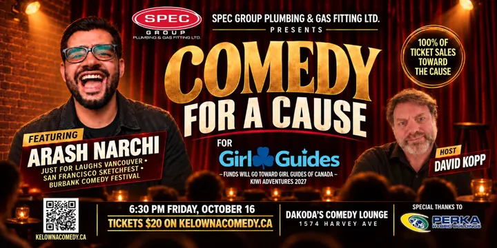 Comedy for a Cause for Girl Guides of Canada presented by Spec Group