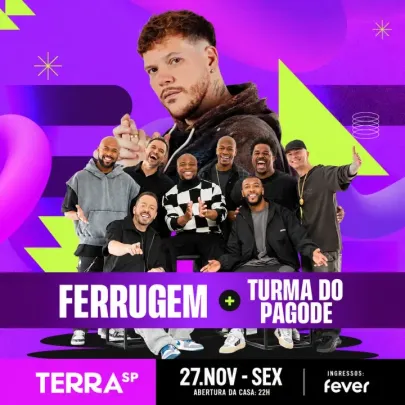 Ferrugem e Turma do Pagode no Terra SP