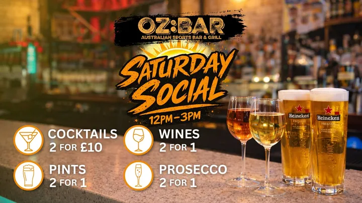 Saturday Social | OZ:BAR | 24.10.26