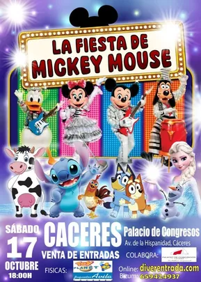 LA FIESTA DE MICKEY MOUSE EN CÁCERES