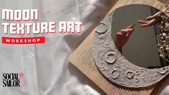 Moon Texture Art Workshop - Chandigarh