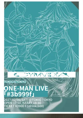 cymvidia ONE-MAN LIVE 「#3b999f」