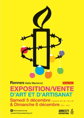 Exposition vente d'Art et d'Artisanat • Amnesty International Rennes