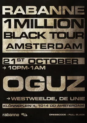 One Million Black Tour Amsterdam