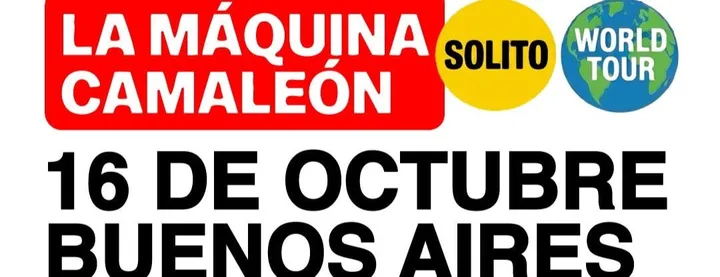 La Máquina Camaleón – Solito World Tour en Niceto Bar