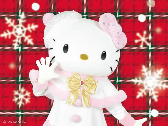 2026/11【ハローキティ】MERRY WHITE CHRISTMAS スペシャルグリーティング