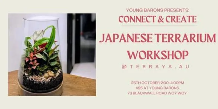 Connect & Create: Japanese Terrarium Workshop