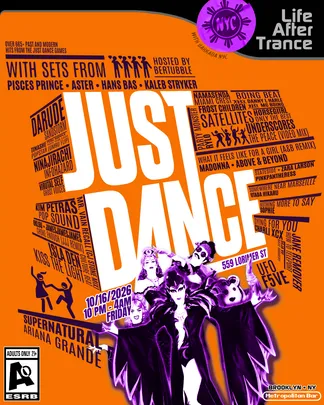 LIFE AFTER TRANCE: JUST DANCE HALLOWEEN EDITION with BARKADA NYC