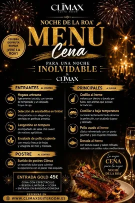 COMIDA  CON ESPECTACULO + DISCOTECA CLIMAX SUITE ROOM ELCHE