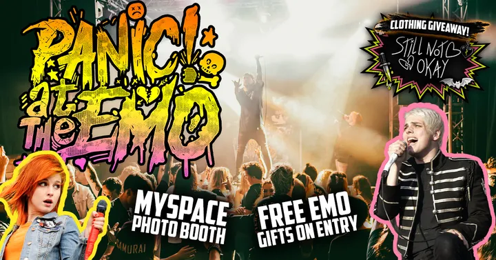 Panic At The Emo at Velvet Panache (Room 1), Peterborough