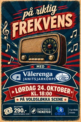 PÅ RIKTIG FREKVENS  m/ Vålerenga Janitsjar
