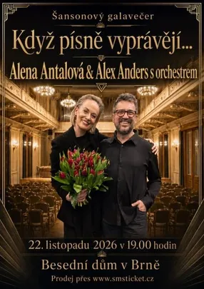 Alena Anatalová & Alex Anders: Šansonový galavečer s orchestrem