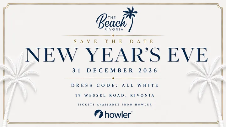 New Year’s Eve 2026 | The Beach Rivonia
