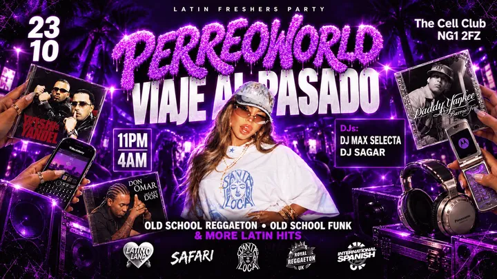 NOTTINGHAM PERREOWORLD | VIAJE AL PASADO 💿💜 | OLD SCHOOL LATIN PARTY