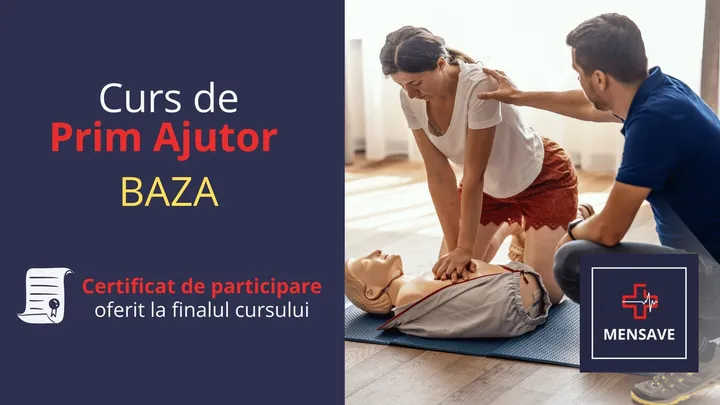 Curs de prim ajutor de BAZĂ la Brașov cu MENSAVE