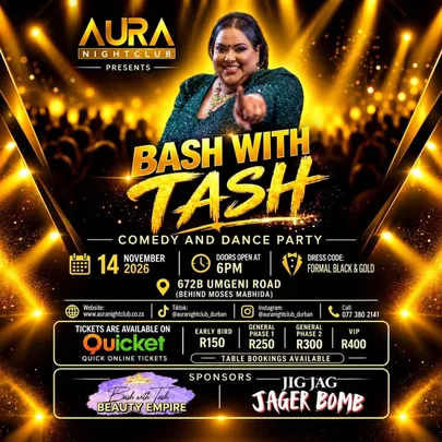 Bash With Tash - Comedy & Dance Party