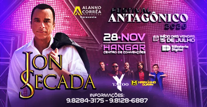 JON SECADA - FESTIVAL ANTAGÔNICO