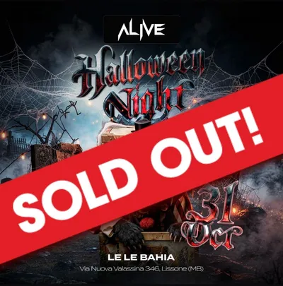 ALIVE HALLOWEEN NIGHT 31/10/2026