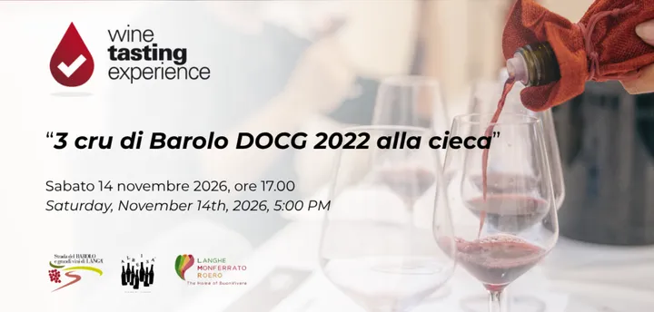 Wine Tasting Experience® | 3 cru di Barolo DOCG 2022 alla cieca