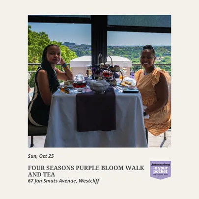 #JacarandaInYourPocket x Four Seasons Purple Bloom Walk and High Tea (Sunday)