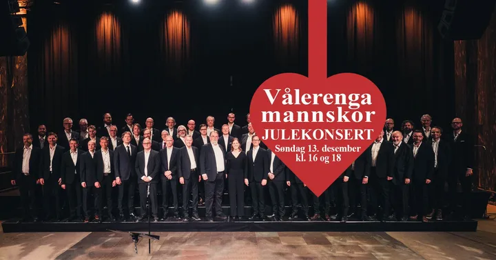 Vålerenga mannskor julekonsert kl.18